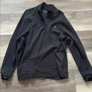 Vineyard Vines Men's Charcoal Zip-Up Sweater